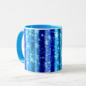 Mug Starry Blue Decorative Design (Devant gauche)