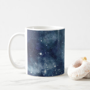 Mug Starry Night Blue Sky Stars Universe
