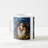 Mug Starry Night Canine Dreamscape - Van Gogh Inspiré (Devant gauche)