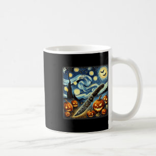 Mug Starry Night Knife Chef Halloween