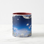 Mug Starry Night & Moon Céramique café ☕ (Centre)