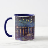 Mug Starry Night Over the Rhone par Vincent van Gogh (Gauche)