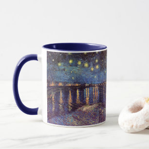 Mug Starry Night Over the Rhone par Vincent van Gogh
