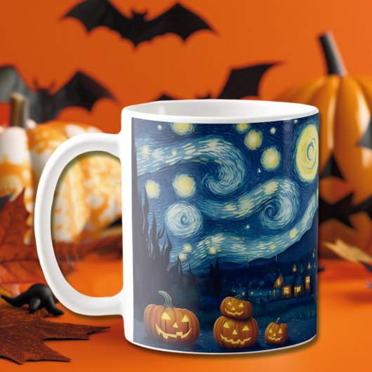 Mug Starry Night Van Gogh Halloween