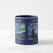 Mug Starry Starry Night Loved Stars Citation (Centre)