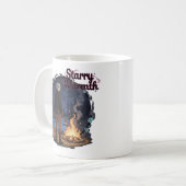 Mug Starry Warmth - Lumberjack Anime Boy by Campfire (Devant gauche)