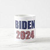 Mug Stars and Stripes Typographie Biden 2024 (Centre)