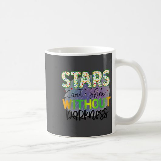 Mug Stars Can't Shine Without Darkness Motivational Qu (Droite)