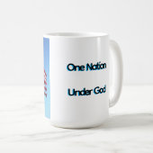 Mug Stars, Stripes & Coffee – Patriotic American Flag  (Devant droit)