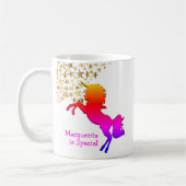Mug Stars UNICORN rose Personnalisés (Gauche)