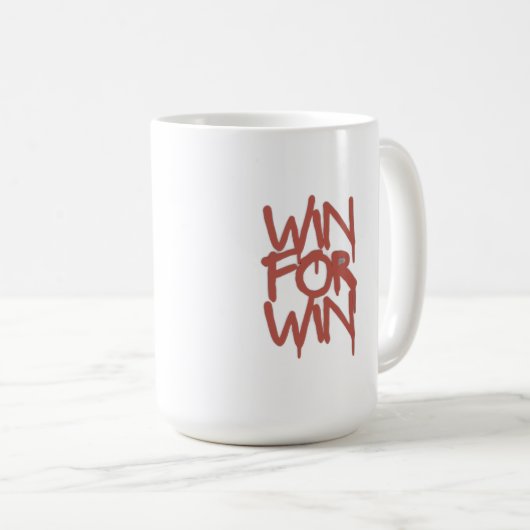 Mug Start Your Day Winning – Play Life Like a Game! (Devant droit)