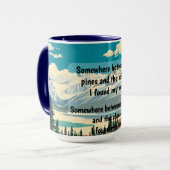 Mug Start your morning in a state of mountain grace. T (Devant gauche)