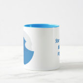 Mug Starting each day with PORPOISE (Centre)