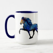 Mug Stary Night Charismatic Tolting cheval islandais (Gauche)