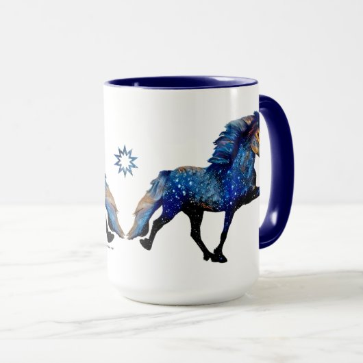 Mug Stary Night Charismatic Tolting cheval islandais (Devant droit)