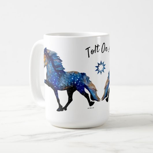 Mug Stary Night Charismatic Tolting cheval islandais (Devant gauche)