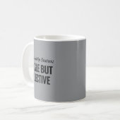 Mug Stat de relation Célibataire mais sélectif Drôle (Devant gauche)