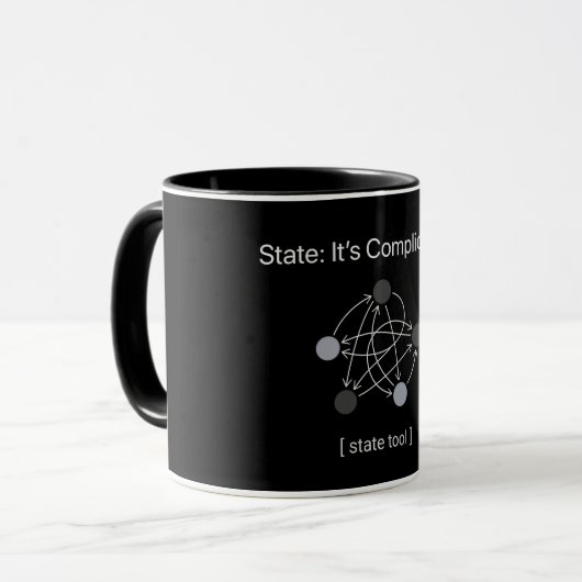 Mug State Its Complicated Programmer Humor (Devant gauche)
