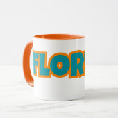 Mug State Of Florida Pride Personnalisé Café Deux Tons (Devant gauche)