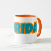 Mug State Of Florida Pride Personnalisé Café Deux Tons (Devant droit)