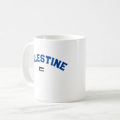 Mug State of Palestine Varsity College University Styl (Devant gauche)