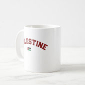 Mug State of Palestine Varsity College University Styl (Devant gauche)