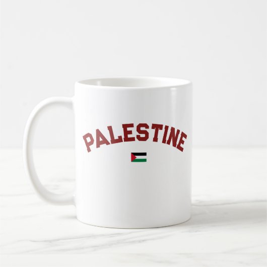 Mug State of Palestine Varsity College University Styl (Gauche)
