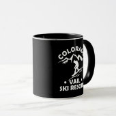 Mug Station de ski de Vail Colorado (Devant droit)