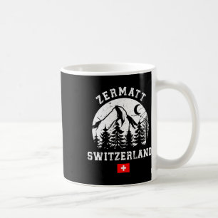 Mug Station de ski de Zermatt Suisse Alpes Ski alpin