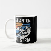 Mug Station de ski Retro St Anton Autriche (Gauche)