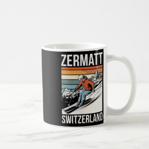 Mug Station de ski rétro Zermatt Suisse