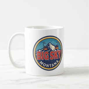 Mug Station de ski vintage BIG SKY Montana Bozeman mon