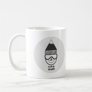 Mug Station de ski Vintage Sugarloaf dans le Maine en 