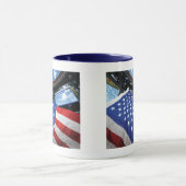 Mug Station spatiale Drapeau américain Orbite terrestr (Centre)