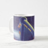 Mug Station spatiale orbitante de science-fiction vint (Devant gauche)
