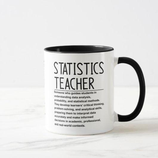 Mug Statistics teacher (Droite)