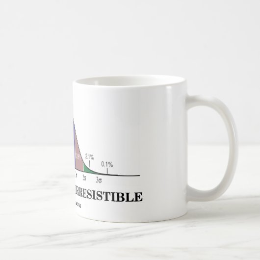 Mug Statistiquement irrésistible (humour de stat) (Droite)