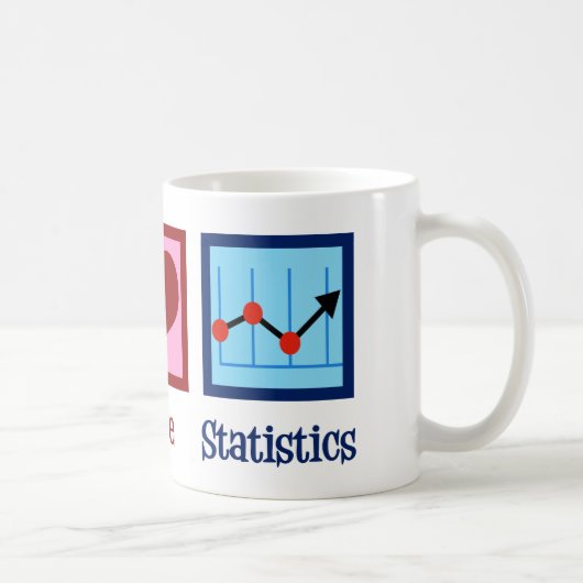Mug Statistiques de l'amour pour la paix (Droite)