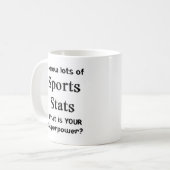 Mug statistiques sportives (Devant gauche)