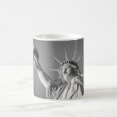 Mug Statue blanche noire de la Liberté (Centre)