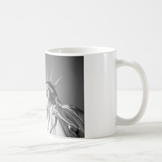 Mug Statue blanche noire de la Liberté (Droite)