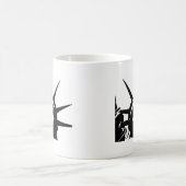 Mug Statue d'Art Pop Noir & Blanc de la Liberté (Centre)