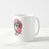 Mug Statue David Rétro Urbain — Bubblegum Pop (Devant droit)
