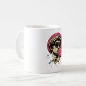 Mug Statue David Rétro Urbain — Bubblegum Pop (Devant gauche)