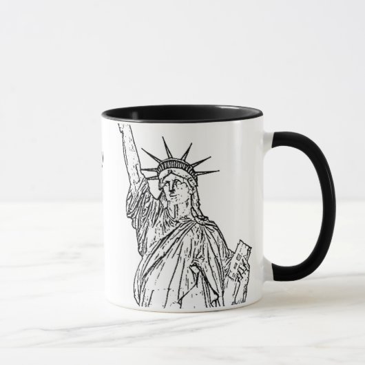 Mug Statue de ~ de New York City de la liberté (Droite)