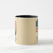 Mug Statue de la Liberté 250e anniversaire sur drapeau (Centre)