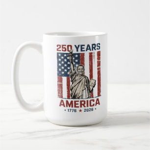 Mug Statue de la Liberté américaine 250e anniversaire 