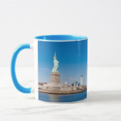 Mug Statue de la liberté, du fleuve Hudson et de (Gauche)