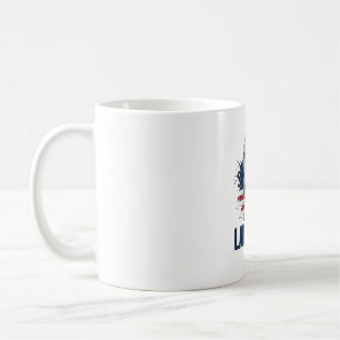 Mug Statue de la Liberté Fête du Travail Design Patrio