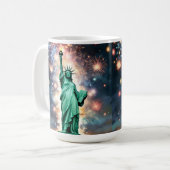 Mug Statue De La Liberté Feu D'Indépendance, (Devant gauche)